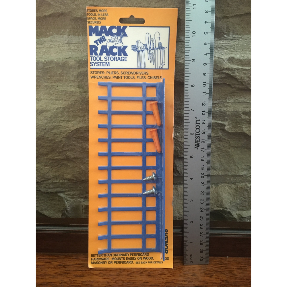 New Old Stock Made USA Tool Rack Mack the Rack